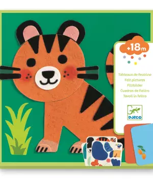 Tableaux de feutrine : Animaux tout doux