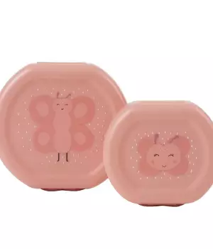 Boîte à goûter papillon 2 pcs