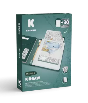 K-Draw Pad : Tablette lumineuse avec dessins à décalquer, Meli-melo