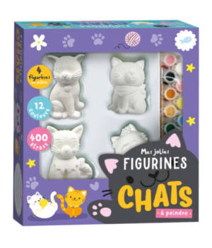 Mes jolies figurines chats à peindre