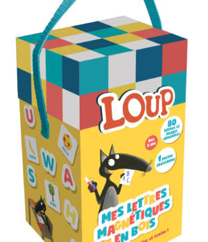 Loup : Mes lettres magnétiques en bois