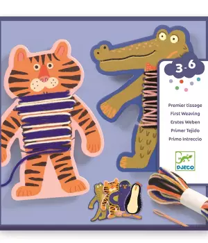 Premier tissage : Le pull des animaux
