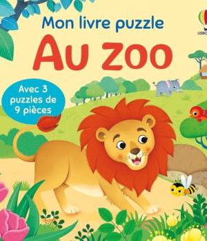 Mon livre puzzle : Au zoo