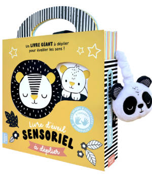 Livre d'éveil sensoriel à déplier