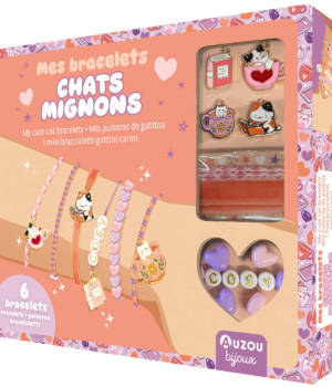 Mes bracelets chats mignons