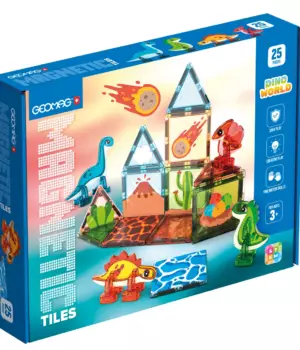 Magnetic Geomag Tiles Dino World 25 pcs