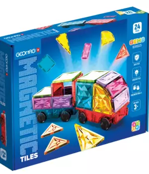 Magnetic Geomag Tiles Véhicules 24 pcs